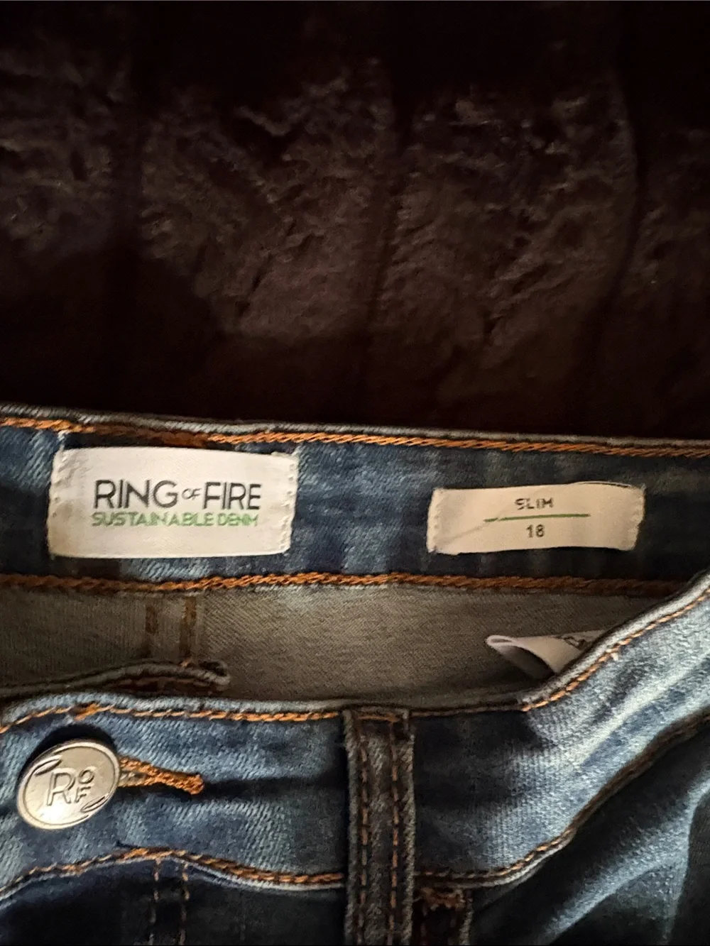 Ring of Fire Boys. Faded Blue Moto Skinny Jeans